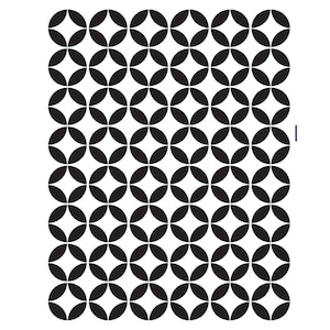 Retro Lattice Dixie Belle 10 mil Mylar Stencil