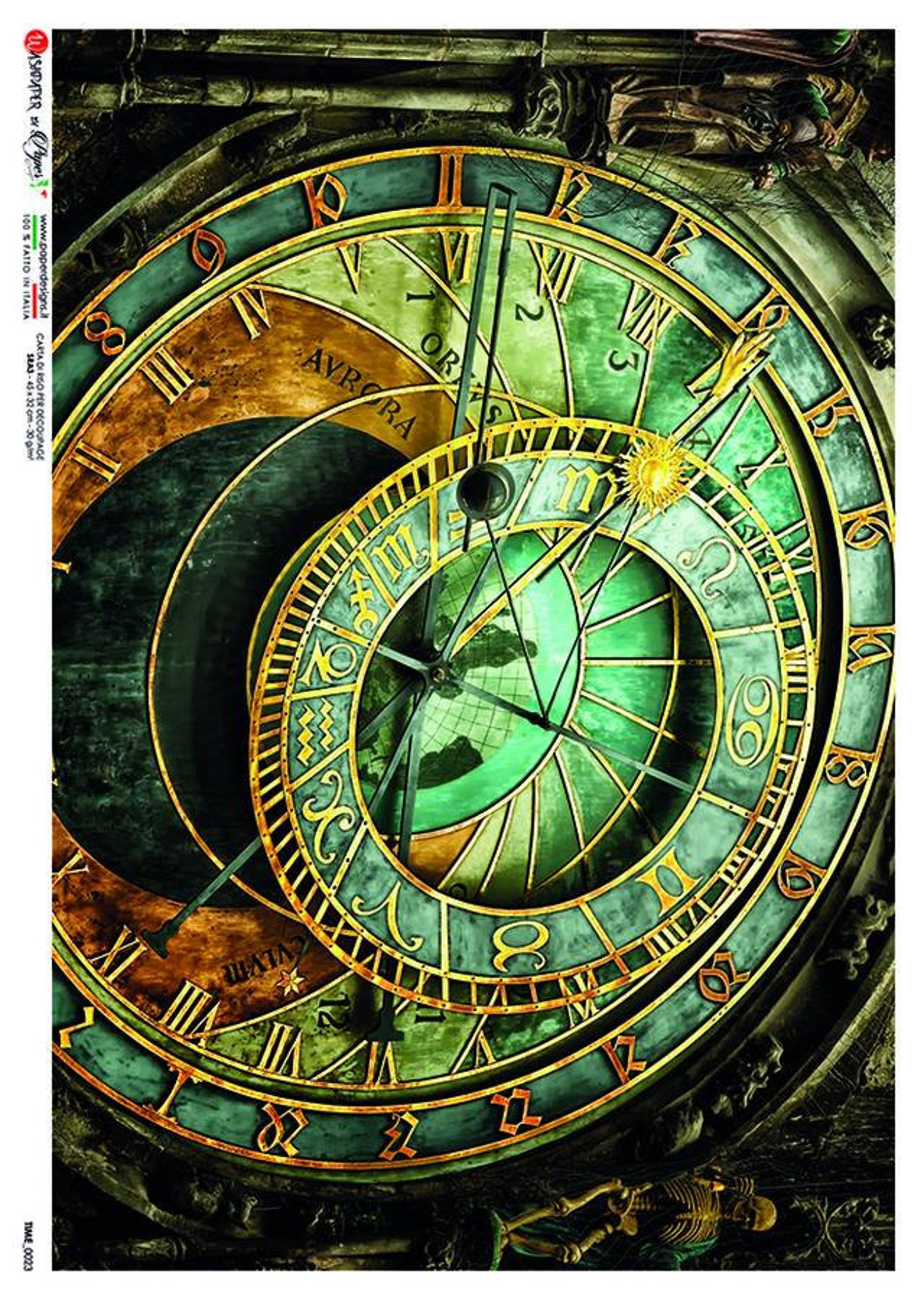 Paper Designs Decoupage Paper Time DIY Crafts PD - Etsy