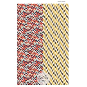 Furniture Transfer | Retro Patterns Rub on Furniture Transfers - Dixie Belle Furniture Decals