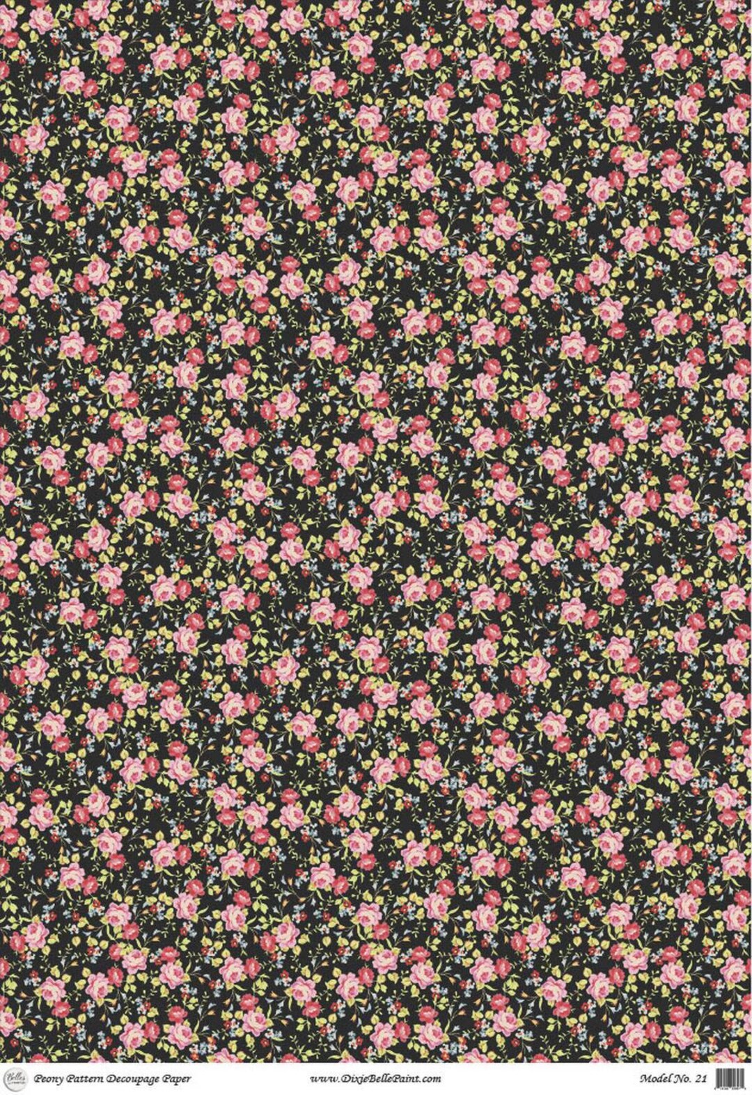 Peony Rice Paper Decoupage Rice Paper Peony Pattern A1 Dixie Belle - Etsy