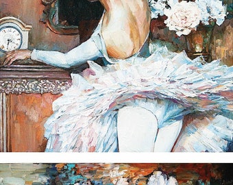 Decoupage _ Prima Ballerina | Decor Weave | Hokus Pokus | Two piece | 31.5"x23.6"