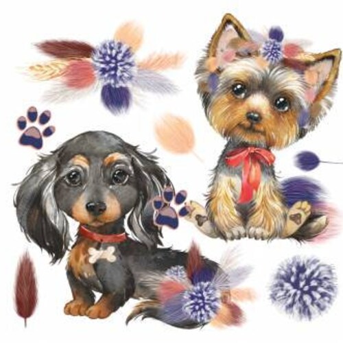 Furniture Transfers A Dog's Life Hokus Pokus Petite Etsy