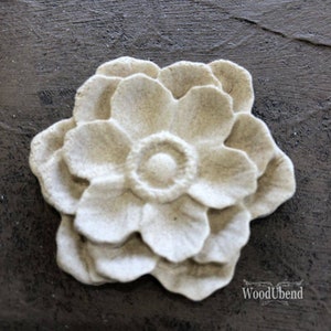 WoodUbend #0355 Pack of 5 Classic Multi Petal Flower WUB0355