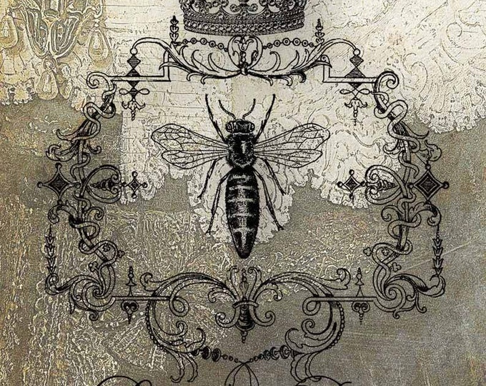 Decoupage Queen Decoupage Paper Bee Heirlooms XL Etsy