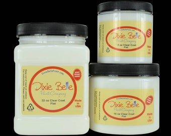 Clear Coat Satin, Flat, or Gloss| Dixie Belle Paint Company | Water Based Sealer | Polycrylic | Water based Varnish