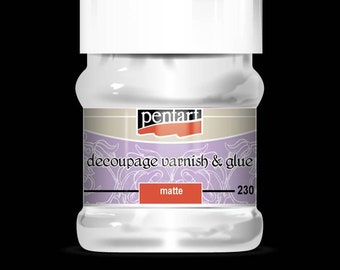 Decoupage Varnish & Glue | Pentart | Matte 230 ml or 100 ml or 500 ml