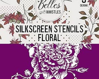 Dixie Belle Silkscreen Stencil  - Floral