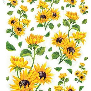 Paper Designs - Decoupage Paper - Flowers - DIY - Crafts - PD Flowers 0094 - A4