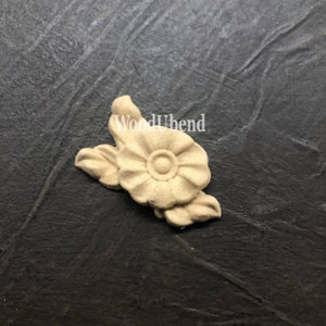 WoodUbend #1437 Pack of Five Flowers WUB1437