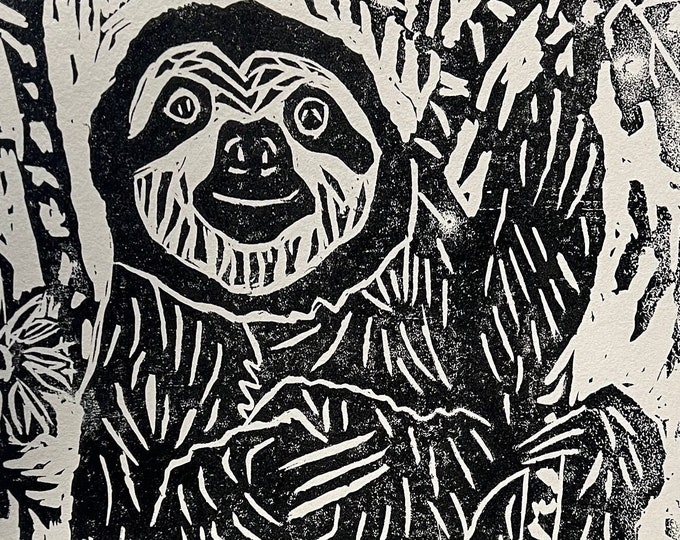 The Sloth A4 Print (no frame)