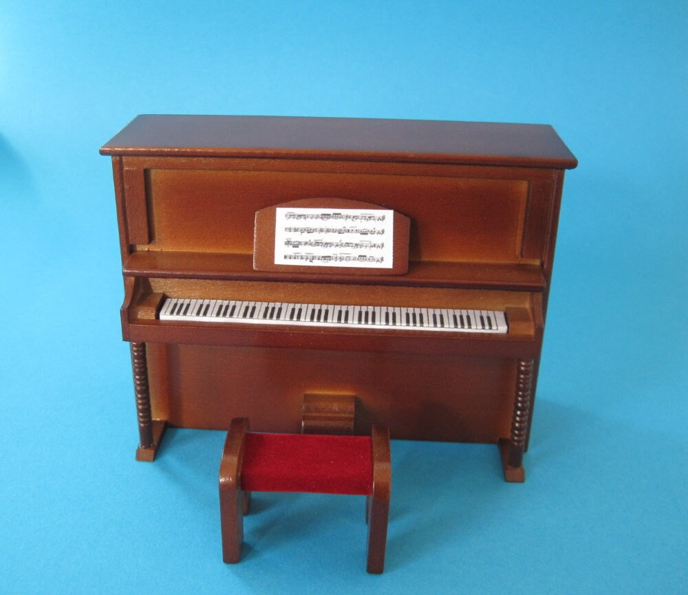Piano Piano Piano Sala Salón Dollhouse Muebles Decoración | Etsy