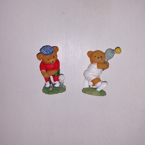 Golf & Tennis Bear Couple