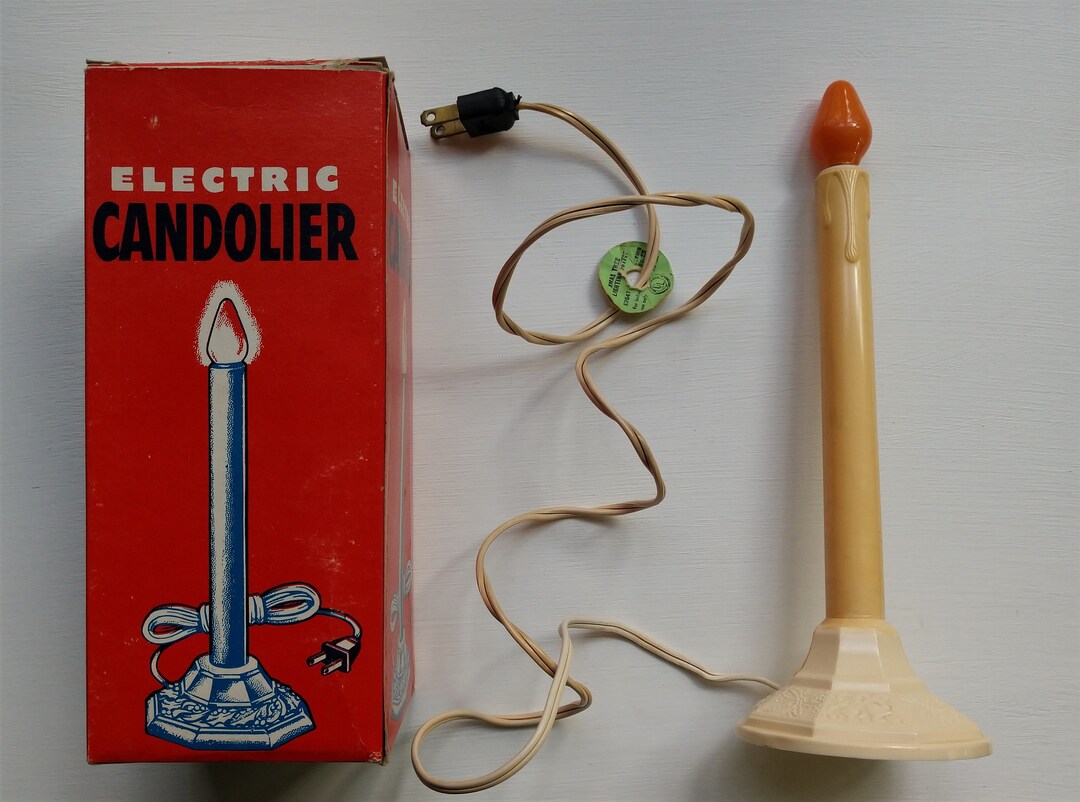 Candolier Vintage Electric Christmas Candle - Etsy