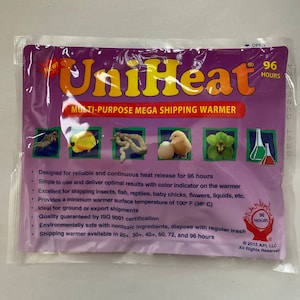 96 Hours Heat pack. Use 1 per package