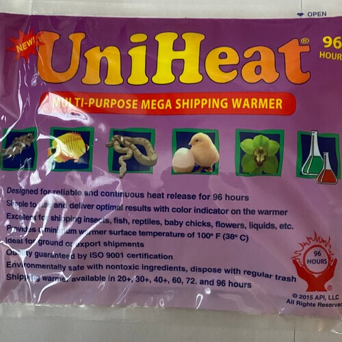 96 Hours Heat Pack. Usually 1 Heat Pack per Box of 2 Plants Etsy