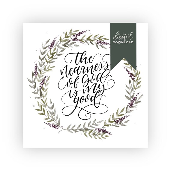 The Nearness of God Is My Good {Tote Bag} The Nearness of God Is My Good {Tote Bag}