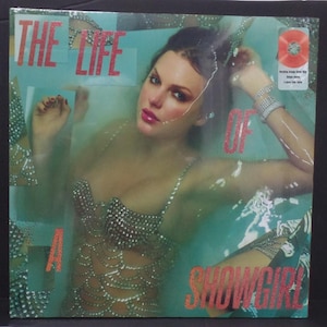 Taylor Swift. The Life of a Showgirl. NEW SEALED Orange Glitter Colored Vinyl LP