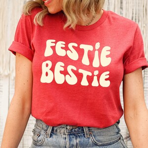Festie Bestie Bella Canvas Strawberry Shirt Plant City Shirt Strawberry Festival Strawberry Shortcake Shirt Ponchatoula Strawberry Festival