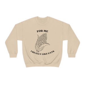 Corn Boy Sweatshirt, Tiktok Corn Sweatshirt, Trendy Sweatshirt, Corn Lover, Viral Corn Shirt Corn Lover Shirts halloween cat shirt