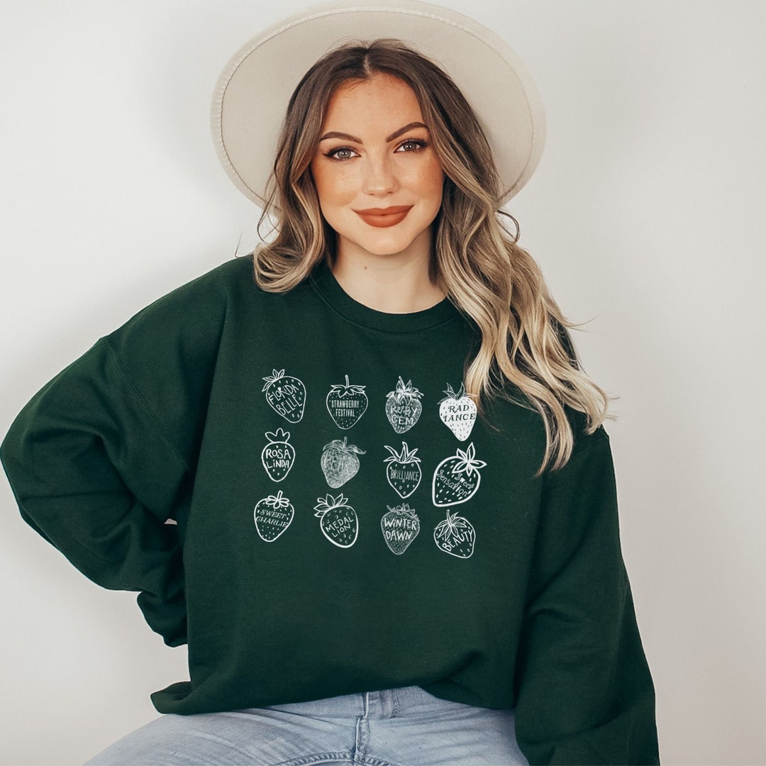 Strawberry Shortcake Strawberry Sweatshirt Strawberry Shirt Strawberry ...