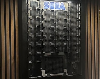 Individuell angefertigter Sega Genesis Kartenhalter - Retro Gaming Décor