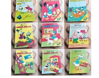 Disney 1966 magazine with Mickey Mouse + Donald Duck in danish language. Vintage cartoon comic issue 10-18. Unique quirky 60th birthday gift