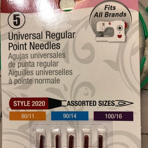 Singer Assorted Universal Machine Needles