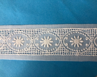 Swiss Embroidery In White