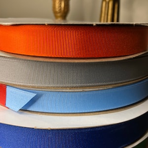 7/8&quot;  Schiff/Olfray Solid Grosgrain Ribbon