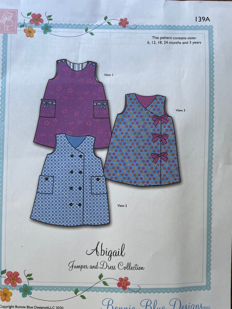 Bonnie Blue Abigail Jumper/Dress Pattern image 1