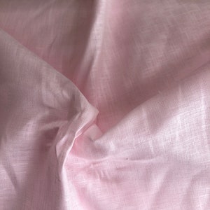 100% Belfast Best Handkerchief Linen by the Yard SV Pink