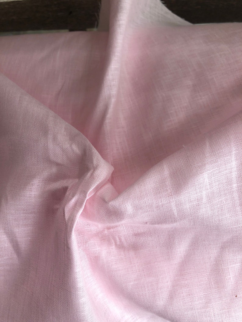 100% Belfast Best Handkerchief Linen by the Yard SV Pink