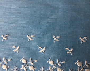 5.5" Wide Organdy Flounce IN White