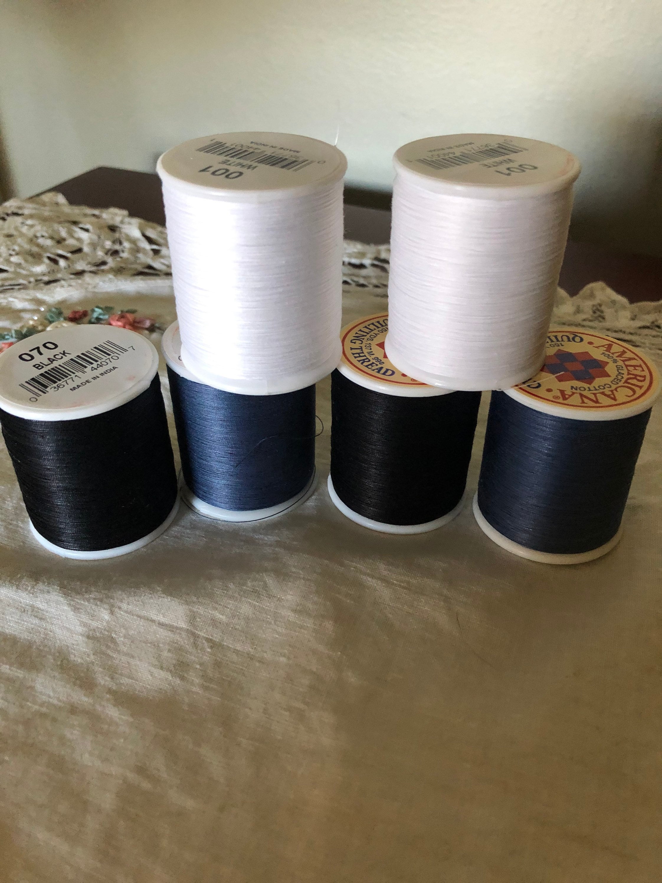 americana quilting thread glazed cotton
