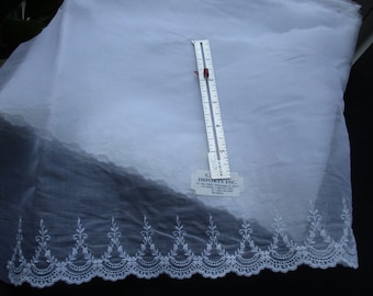Beautiful 9.5" Wide Organdy Flounce