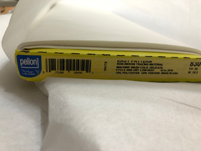 Pellon 830 nonwoven pattern tracing paper in 3 yd increments etsy