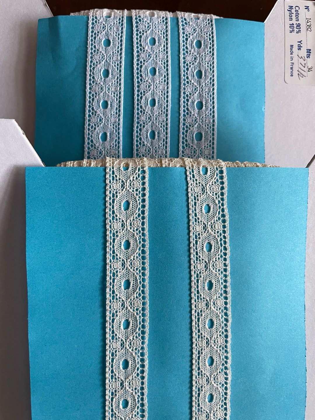 French Val Lace Insertion in Champagne or White Etsy