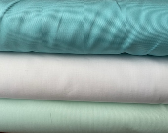 100%Cotton Solid Pique by the Yard