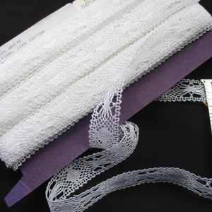 100% Cotton Cluny Lace from Spain by the Yard