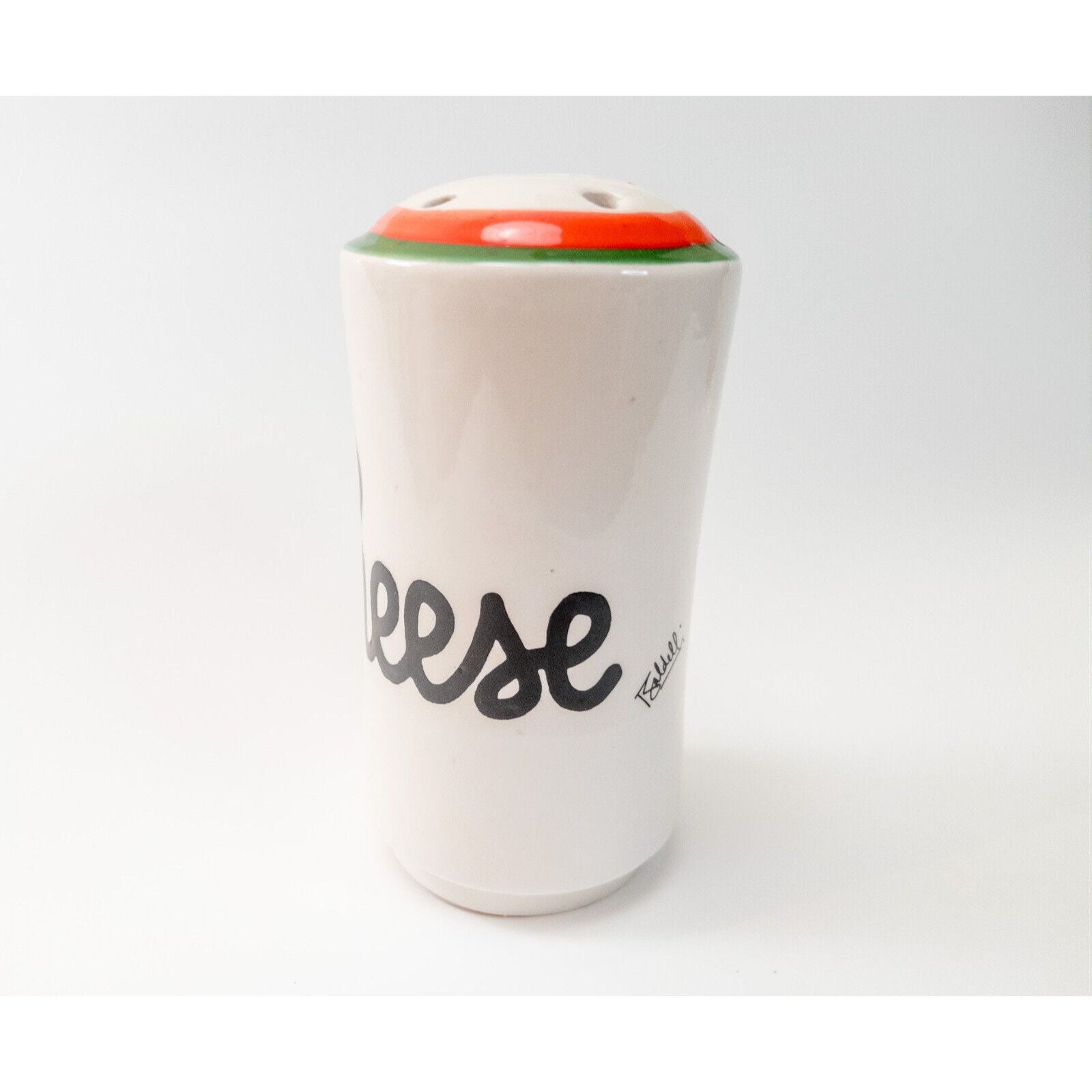 Vintage Baldelli Cheese Shaker Italian Pottery Parmesan Cheese Holder