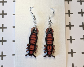 Earwig Dangle Earrings - Weird Earrings