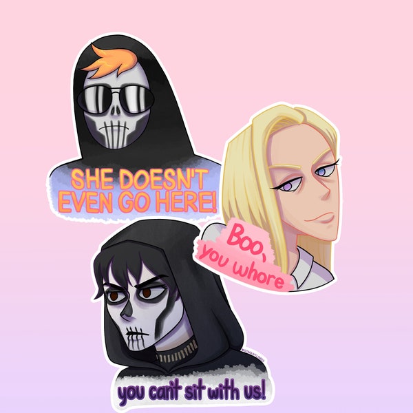Gideon the Ninth / Harrow the Ninth - Mean Girls Quotes Stickers