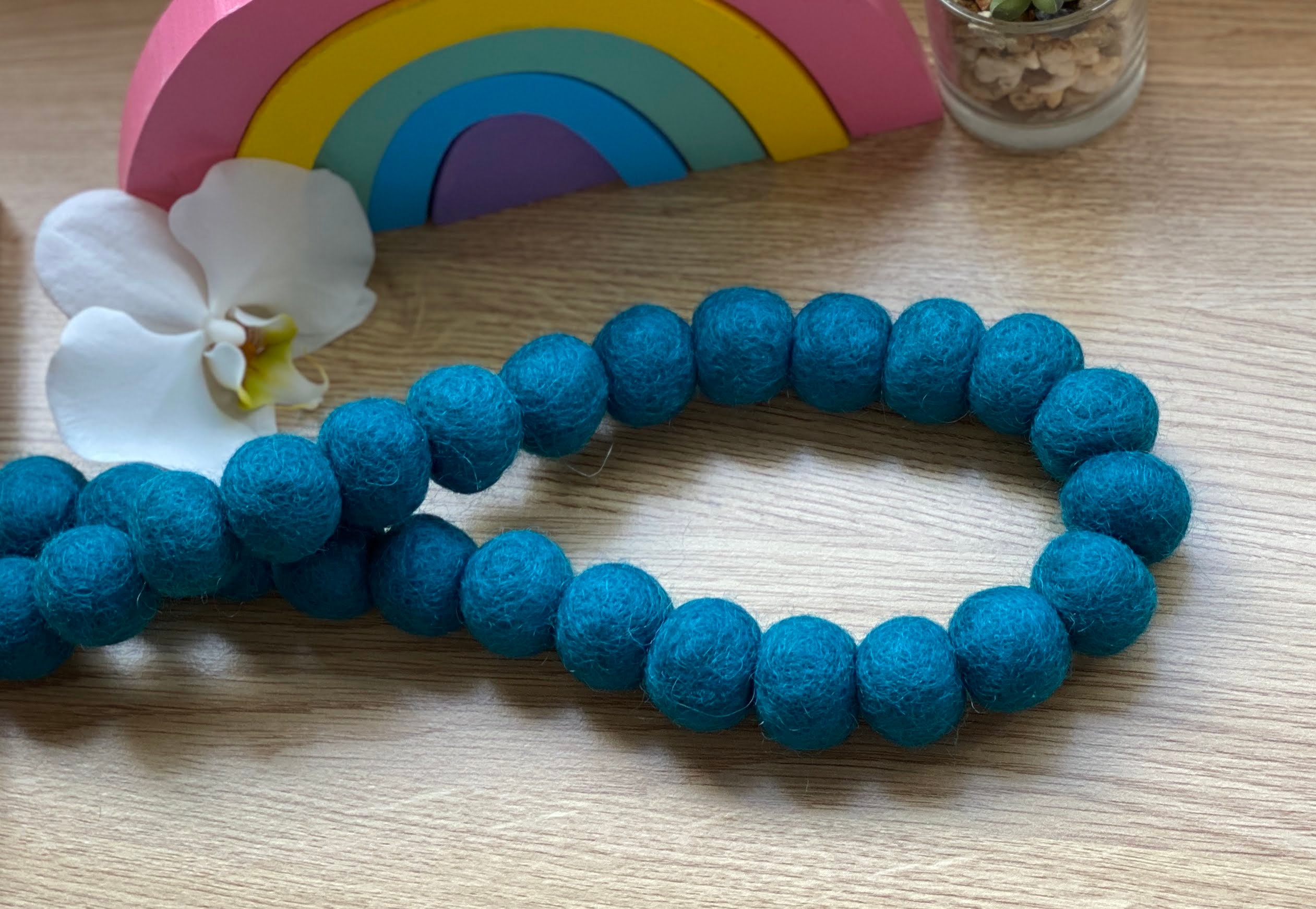 Teal Tieback Curtain Pom Pom Curtain Tie Backs Curtain Etsy