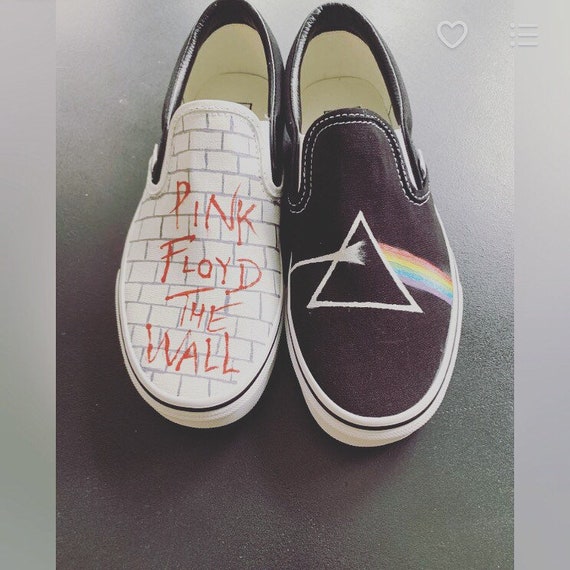 pink floyd shoes vans