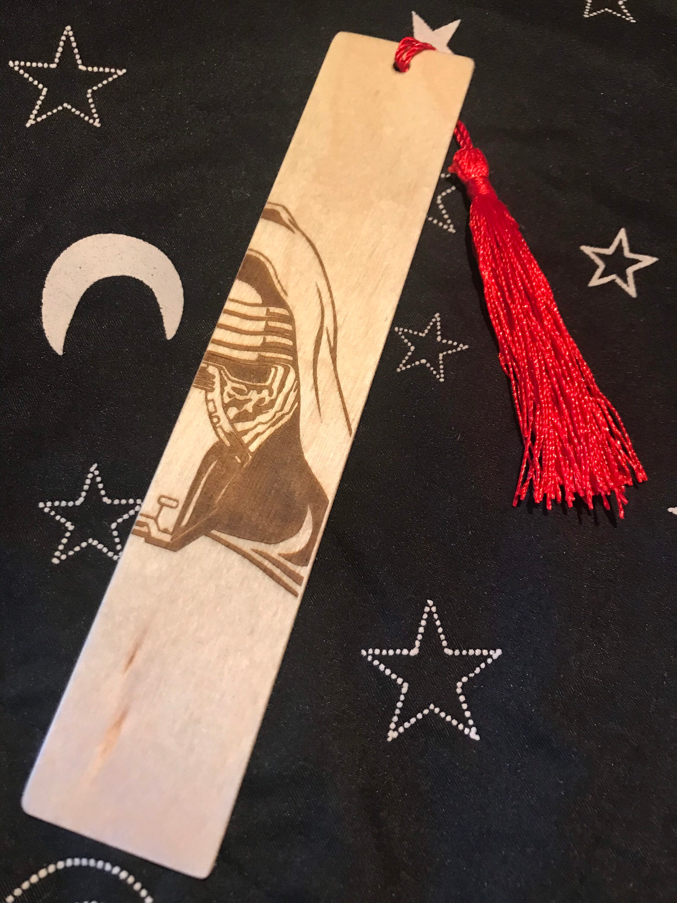 Star Wars Bookmark Starwars Wooden Personalised Darth Etsy
