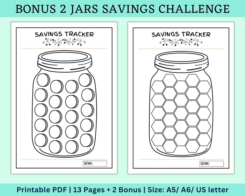 Mini Savings Challenge Printable | Savings Money Challenge | Saving ...