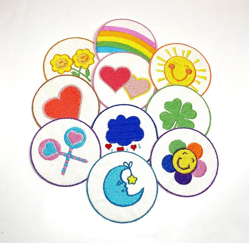 Belly Badge Care Bear Patch | Etsy
