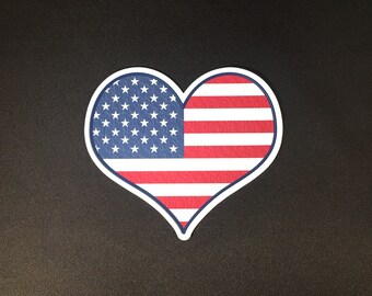 Patriotic Heart Magnet