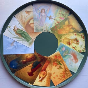 Monatskartenset  durchs Jahr, 12 Karten Jahreszeiten, Jahreskarten Waldorf, Jahrszeitentisch, Kunstkarten, Postkarten für jede Jahreszeit