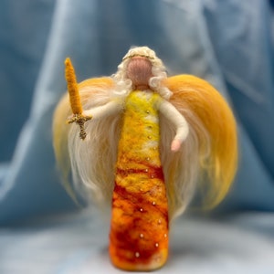 felted angel Michael